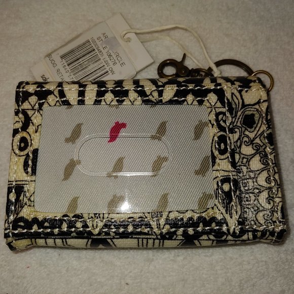 Sakroots Artist Circle Small ID Wallet With Key Ring - Picture 2 of 4